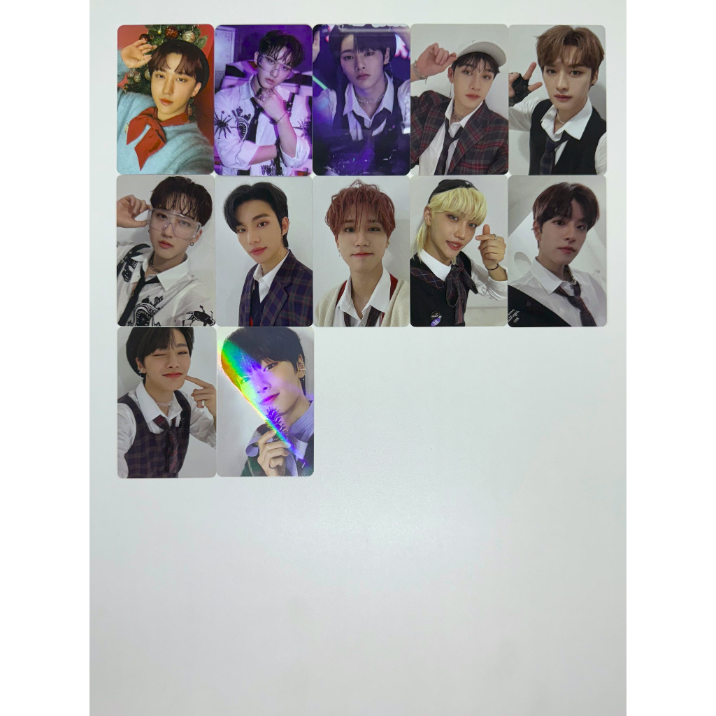 stray kids christmas evel photocard original kpop