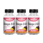 Kit 3 Omega 3-6-9 1400mg Linhaça, Uva, Prímula com 60 capsulas