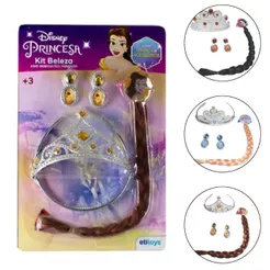Kit De Beleza Das Princesas Da Disney Infantil 4 Pecas