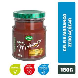 Geleia Morango Zero Açúcar Vitao 180G em Oferta na Shopee