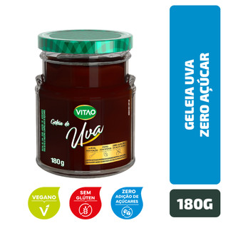 Geleia Uva Zero Açúcar Vitao 180G em Oferta na Shopee