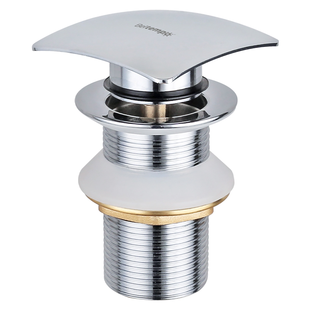 Válvula Click 1 1/4 Quadrada Ralo Para Cuba Pia Banheiro Aço Inox/latão Cromada Prestige Beltempo em Oferta na Shopee