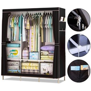 Guarda Roupa Dobrável Organizador De Roupa Armário Grande em Oferta na Shopee