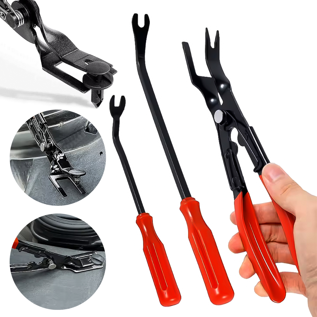 Kit 3 Ferramentas 2 Chaves  Alicate Removedor Forro Carro em Oferta na Shopee