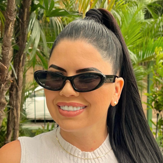 Le Lishe Óculos de sol unissex alta qualidade com proteção UV400 casual versátil old money vintage estilo lodown em Oferta na Shopee