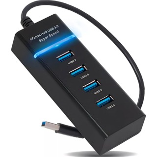 Hub Usb 3.0 4 Portas Expansor Rápido 5 Gbps Alta Velocidade em Oferta na Shopee