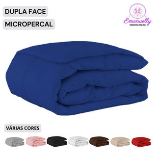 Edredom Avulso King Size Micropercal 400 Fios Dupla Face Toque Macio em Oferta na Shopee
