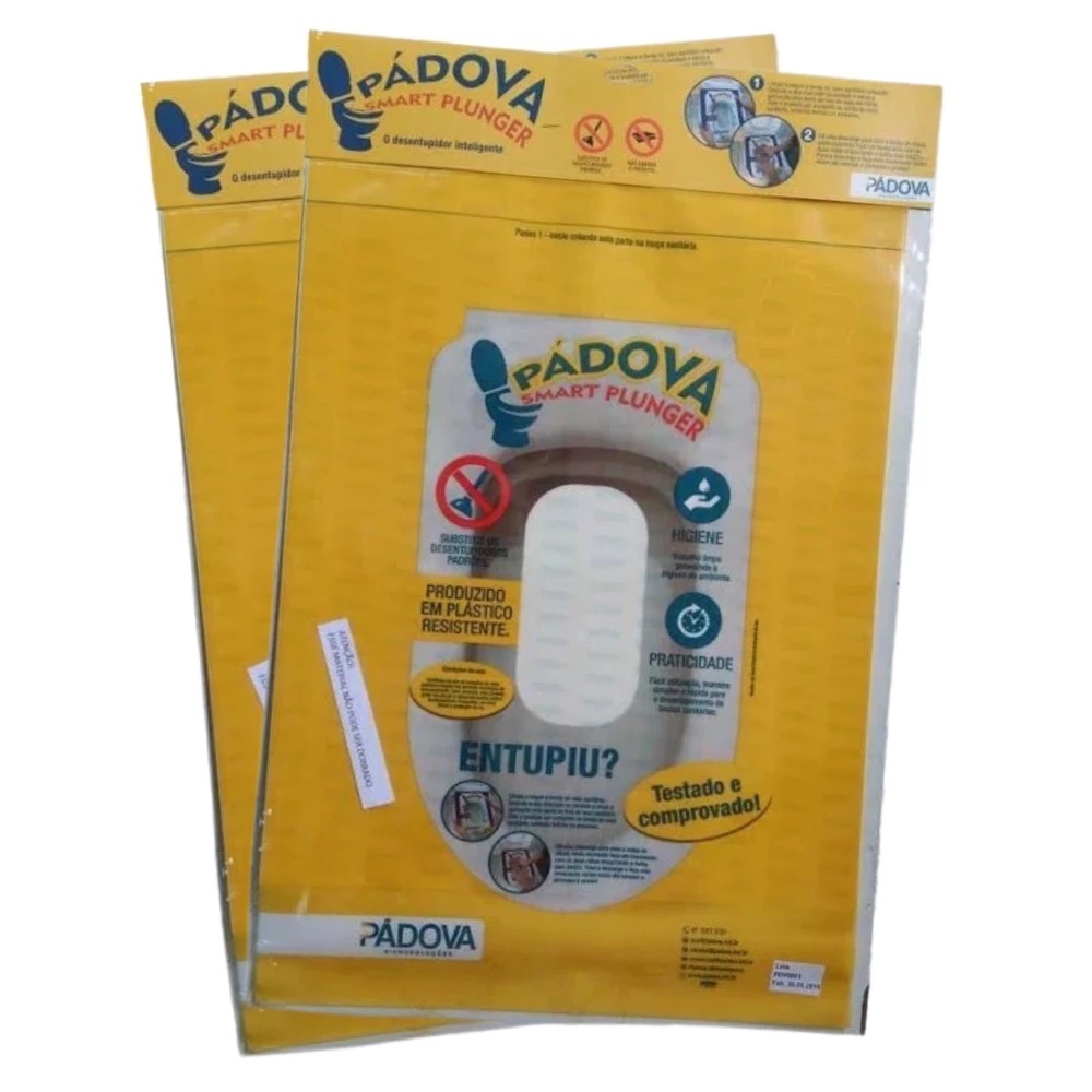 Desentupidor Inteligente Smart Plunger p/Vaso Sanitario kit c/2un