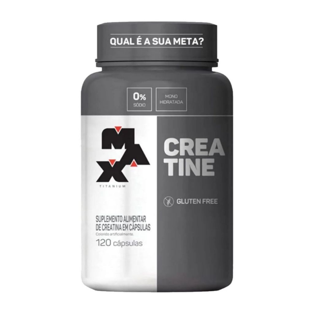 Creatine Max Titanium Com 120 Cápsulas em Oferta na Shopee