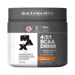 Bcaa 4:1:1 Max Titanium Drink Laranja 280g