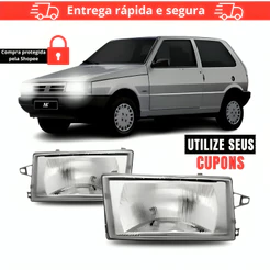 Par/Un Farol Dianteiro Uno 91 92 93 94 95 96 97 98 99 Á 2003 Farolete Superior