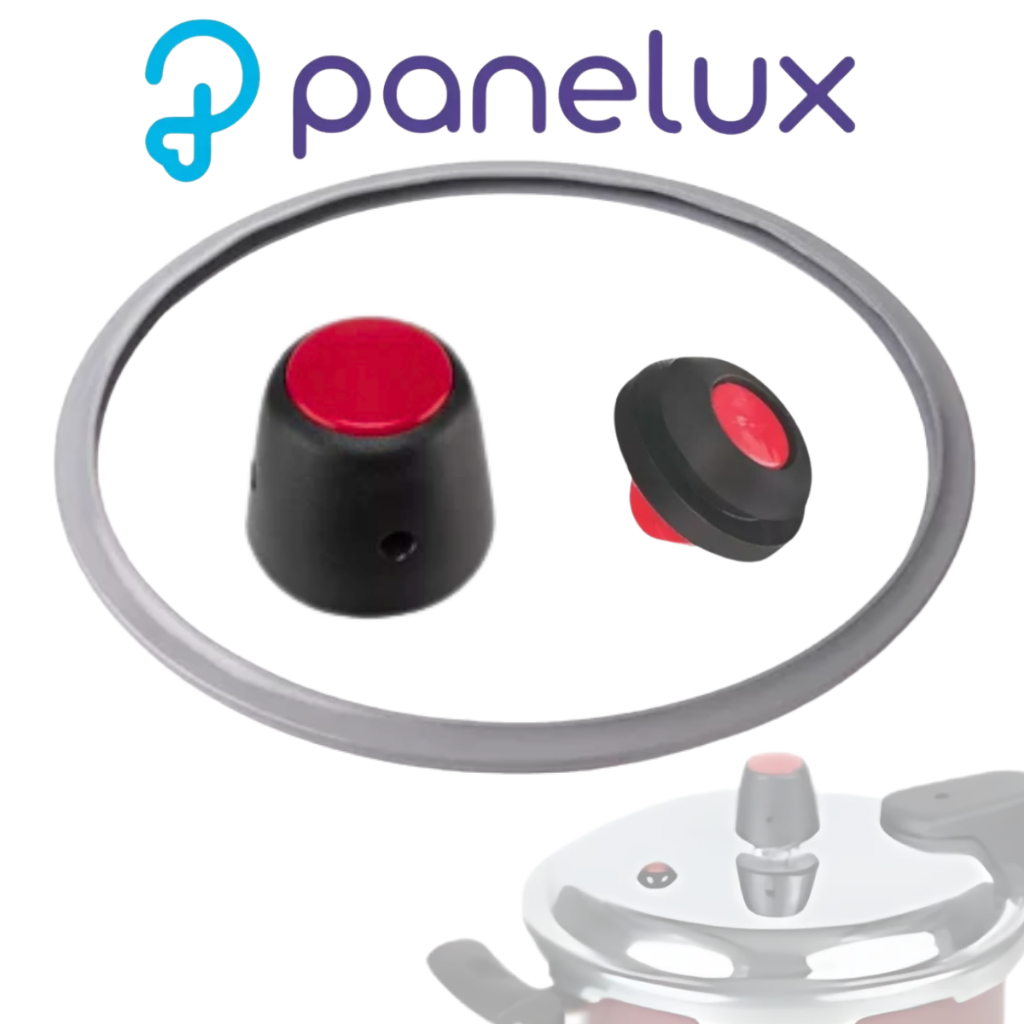 Kit Reparo Panela Pressão Panelux 4.5L Anel Borracha Vedação + Pino De Aço + Válvula Segurança 3PÇ em Oferta na Shopee