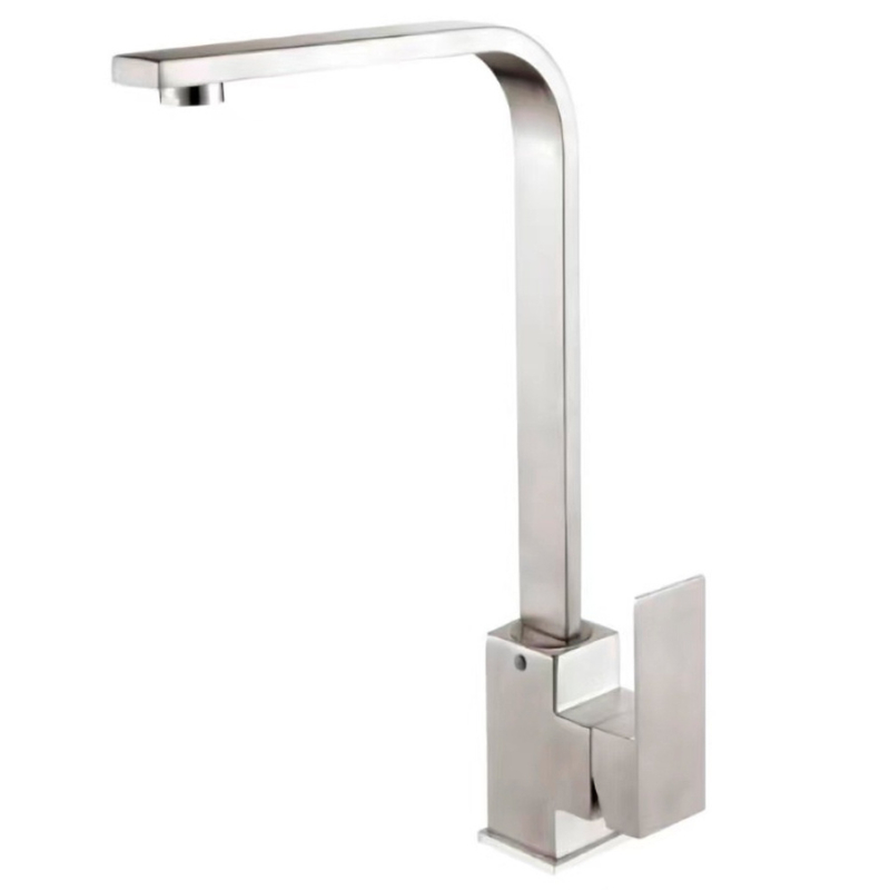 Torneira Gourmet Monocomando Slim L Inox 304 Prata Brinovar