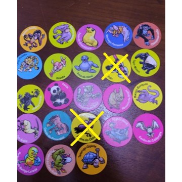 Tazo Ping Pong Original Animais em Extinção