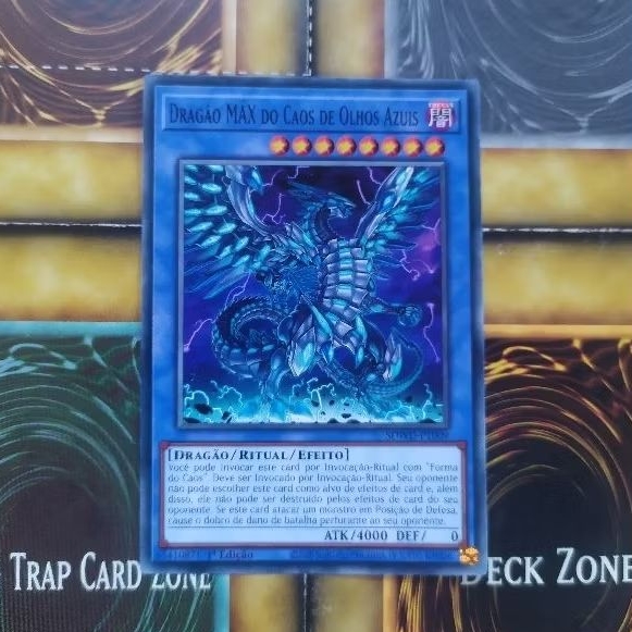 Yugioh - Dragão MÁX do Caos de Olhos Azuis 1° Edição - SDWD-PT009