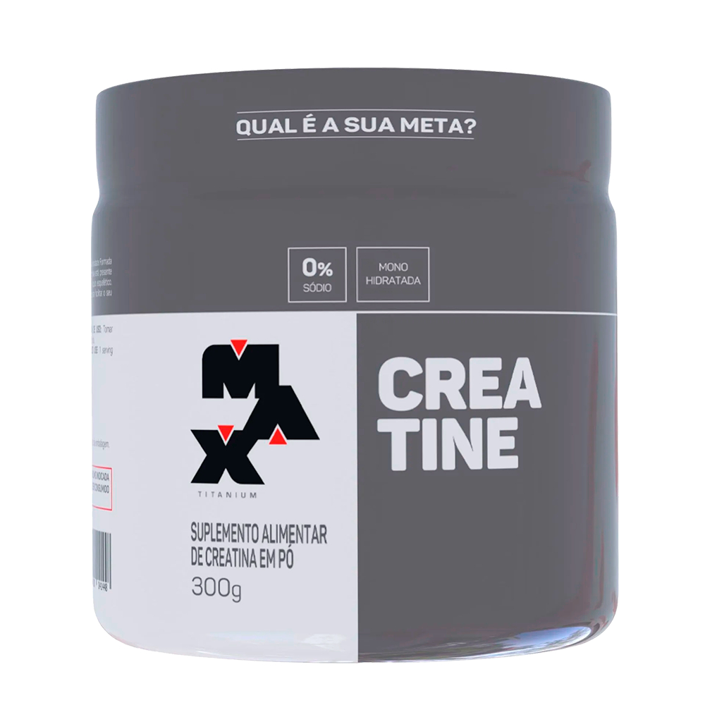 Max Titanium Creatina Monohidratada em Pó 100% Pura