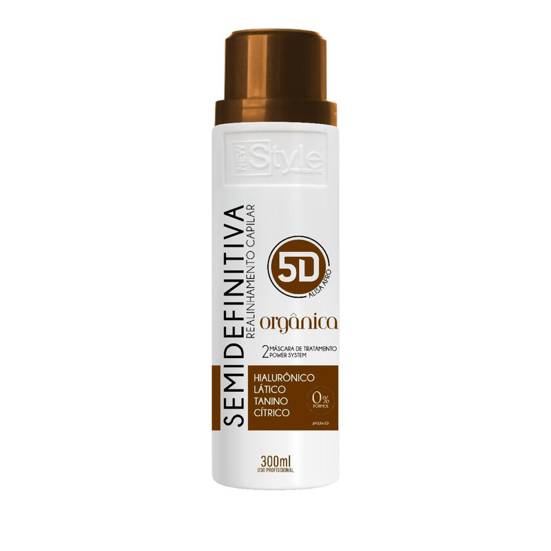 SUPER PROGRESSIVA ORGÂNICA SEMI DEFINITIVA 5D ALISA AFRO LISO NATURAL 300ML