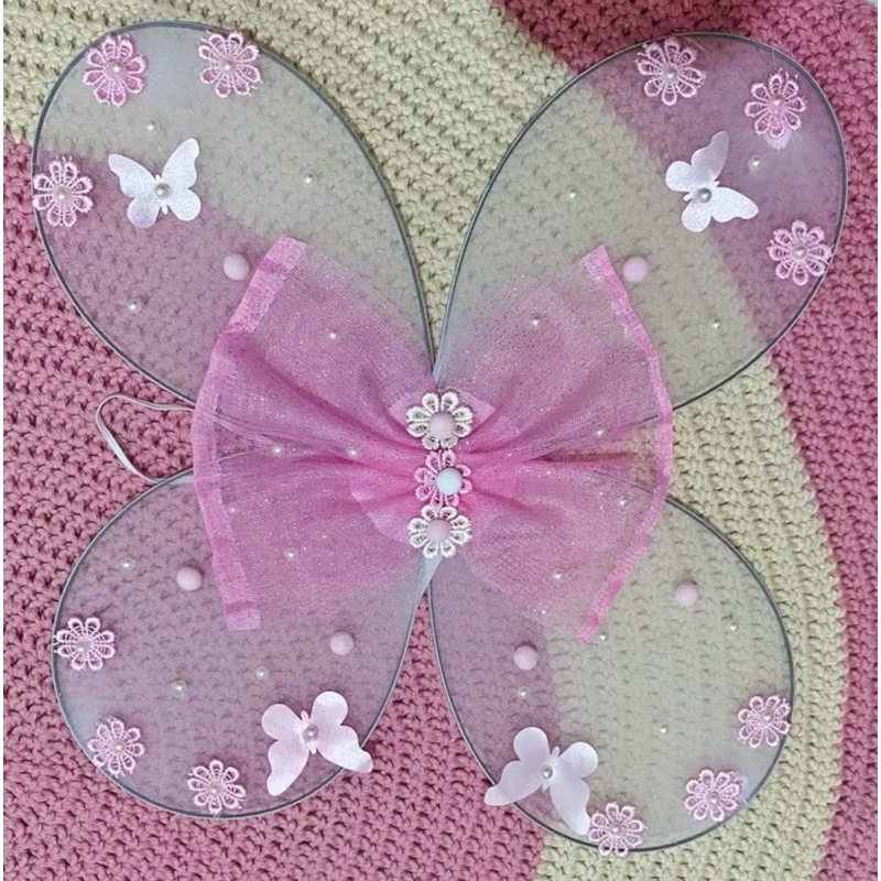 Asa Jardim Encantado Luxo [Rosa, Lilás, Roxo, Verde-Água]