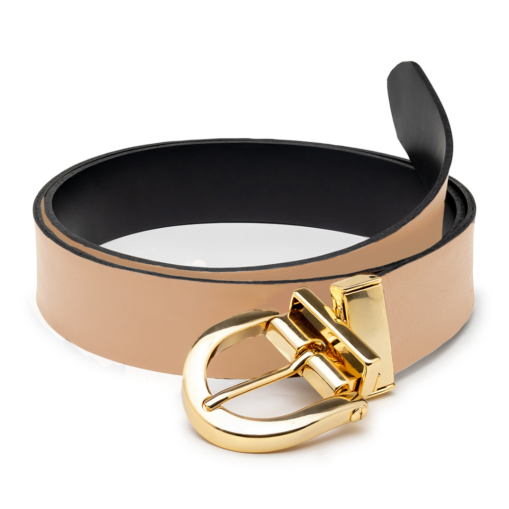 Cinto Feminino Casual Dupla Face 100% Couro Legítimo 2 Em 1 em Oferta na Shopee