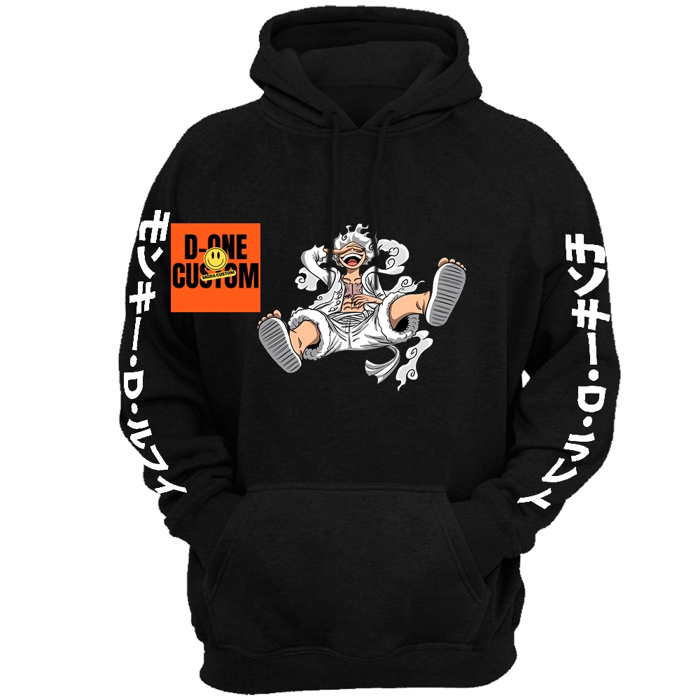 Blusa De Frio Casaco Moletom Estampado Masculino E Feminino One Piece Luffy Gear 5 Anime Mangá