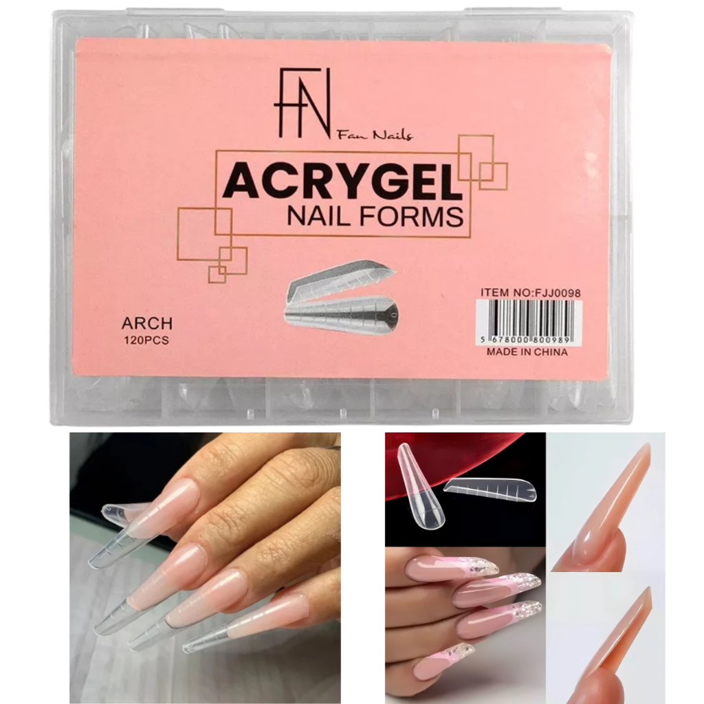 Molde F1 Profissional Mandorla Para alongamento de Unhas Molde para poligel acrygel Molde Para Polygel Acrigel Nail art