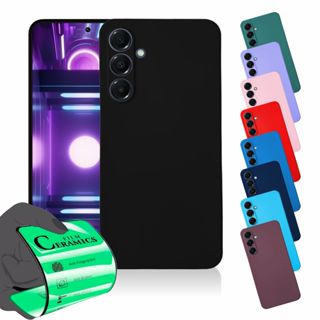 Capa Capinha Anti Shock Aveludada + Película Para Galaxy M54 em Oferta na Shopee