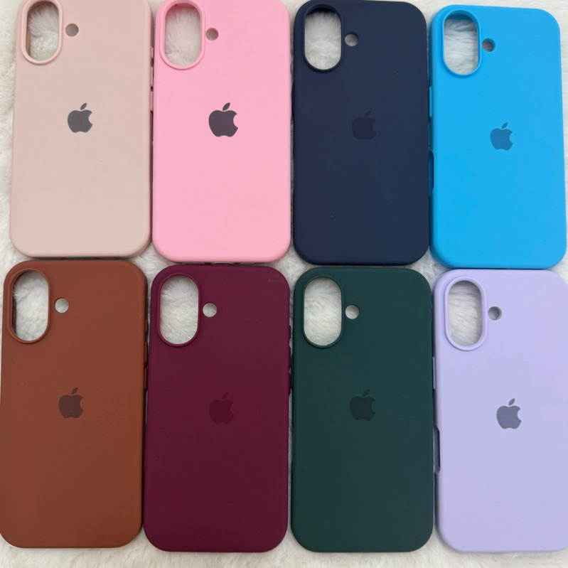 Capinha Case Capa de Silicone Premium Aveludada Para iPhone 16 16pro 16promax - Várias Cores em Oferta na Shopee