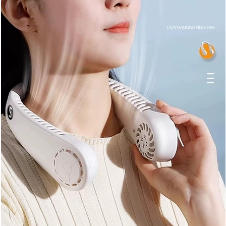 Ventilador Flexível De Pescoço Portátil Usb Recarregável Ideal Para Acampar 5 Velocidade -F8