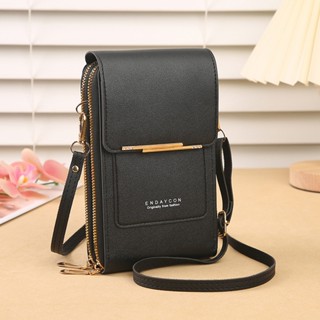 ❤️Bolsa Transversal Feminina Da moda Com Pequena Bolsa Para Celular Com Função De Tela Sensível Ao Toque em Oferta na Shopee