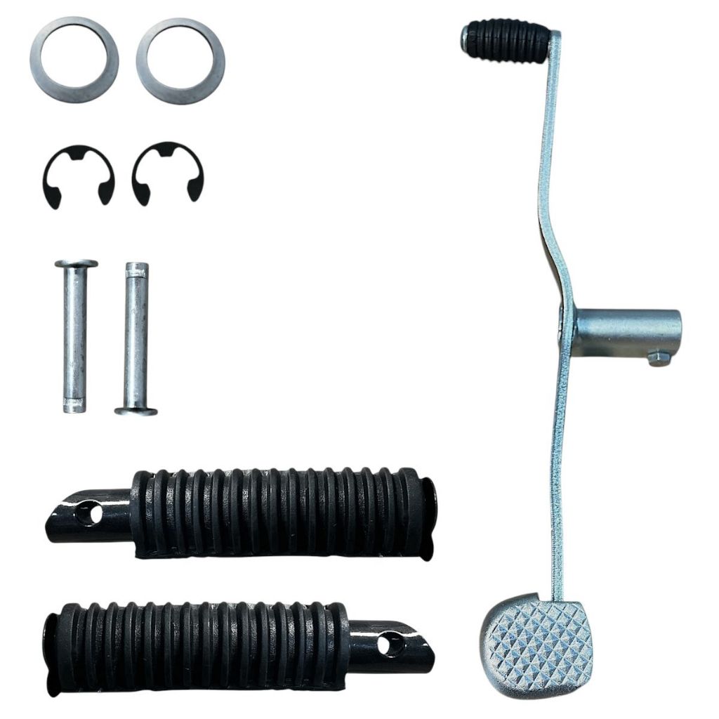 Kit Com Pedal De Cambio + Pedaleira P/Moto Honda C 100 Biz Es 12 A 15