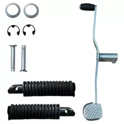 Kit Com Pedal De Cambio + Pedaleira Honda C 100 Biz 99 A 06