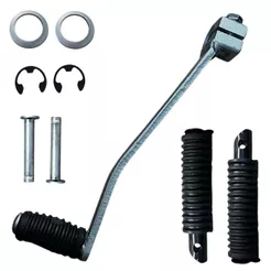 Kit Par De Pedaleira + Pedal De Cambio Honda Cg 125 Titan/Fan Ks/Es