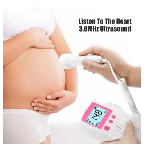 Monitor De Frequência Cardíaca Para Bebês Uso Doméstico Display De Gravidez Detector De Som Fetal Bebê JSL-T501
