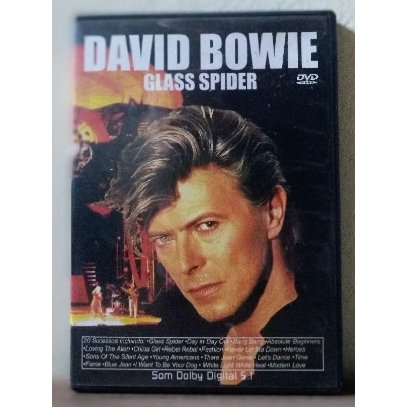 Dvd David Bowie  Glass spider.