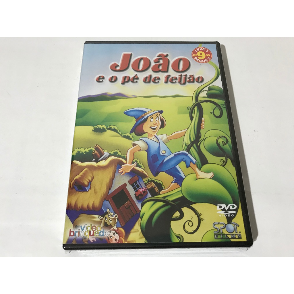 Dvd João E O Pé De Feijão Original Novo & Lacrado De Fabrica RARO!