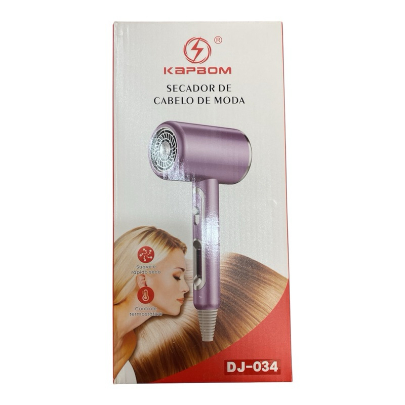 Mini Secador Cabelo Viagem Secador Dj-034 127v