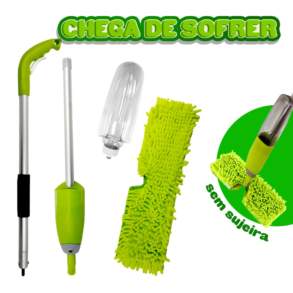 Mop Spray Com Reservatório E Refil Microfibra Rodo Magico - Bhz Store