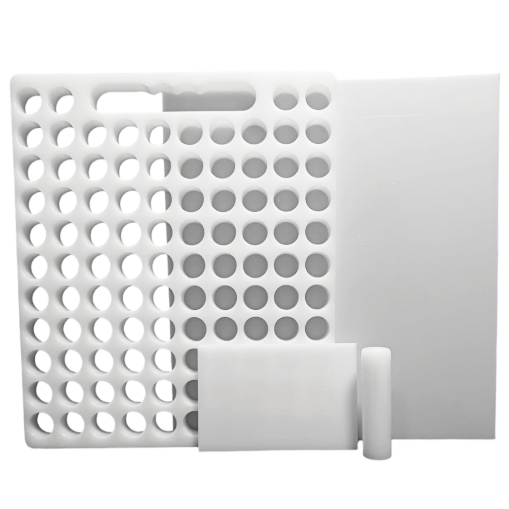 Placa porcionadora de Doces 15g 104 furos em Oferta na Shopee