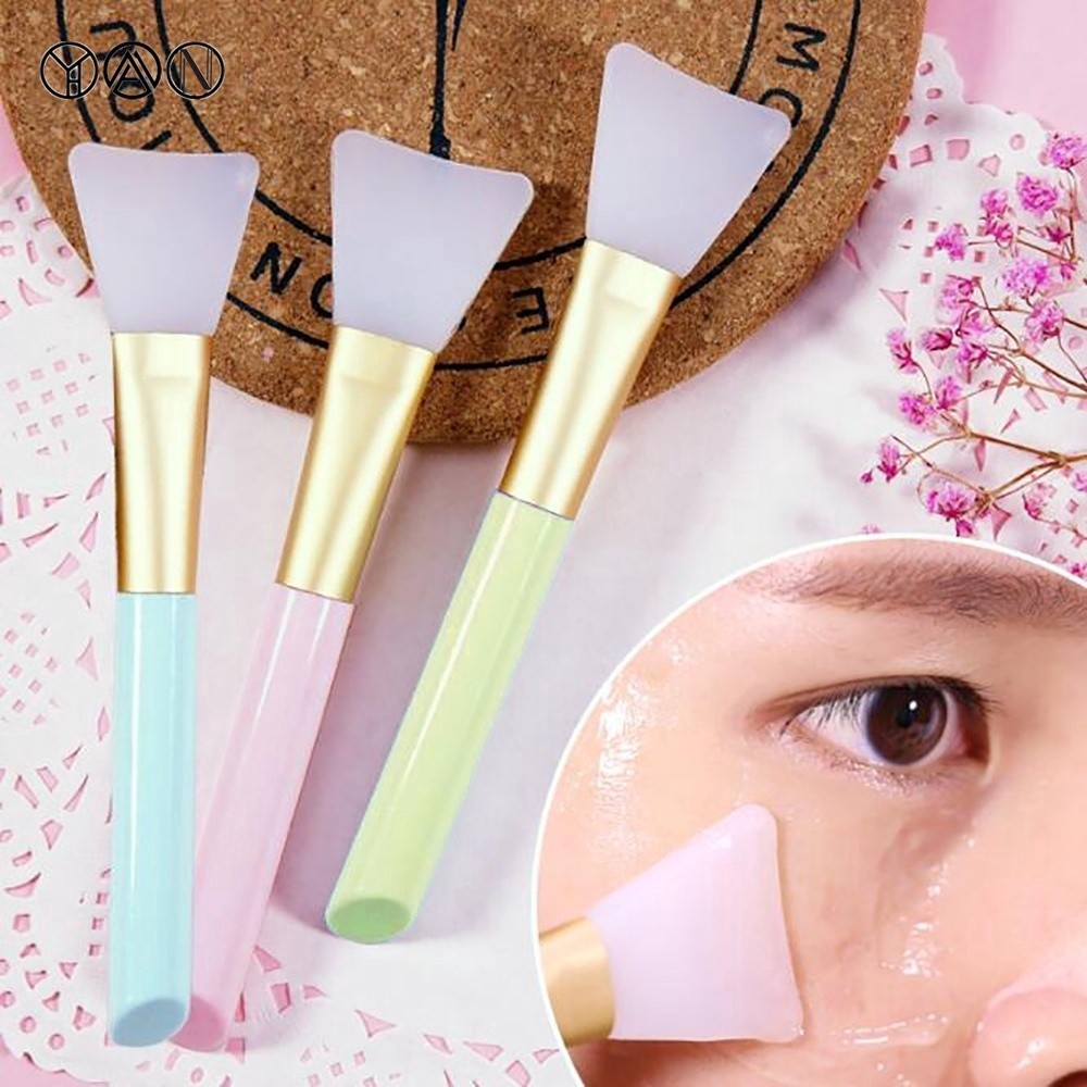 KIT 3 Peças Pincel de Silicone Aplicadora de Mascara Facial Promoção