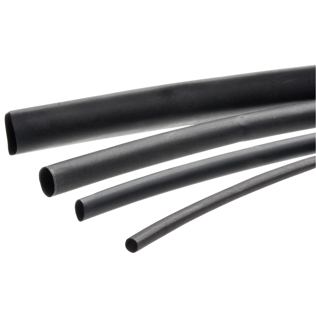 PACOTE DE ESPAGUETE TERMO RETRÁTIL COM 10M PRETO em Oferta na Shopee