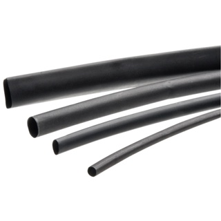 PACOTE DE ESPAGUETE TERMO RETRÁTIL COM 10M PRETO em Oferta na Shopee