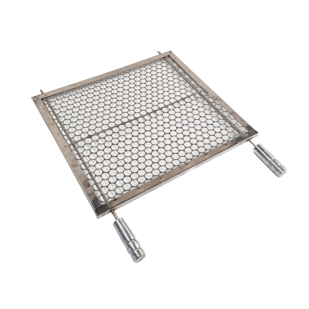 Grelha Para Churrasqueira Moeda Alvenaria Reforçada Inox