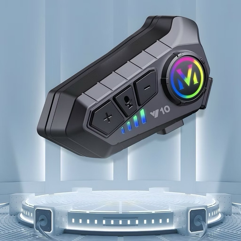 Fone de Ouvido moto Capacete Chamadas Mãos Livres Motocicleta Sem Fio Bluetooth 5.3 IPX6 á...