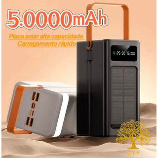Carregador portátil solar 28 células bateria recarrega 50000amp DP carrega rápido-envio imediato