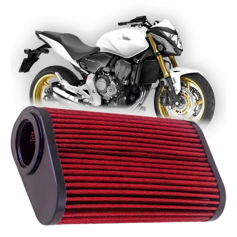 Filtro Ar Moto Honda Hornet 600F 08/13 Sportivo Lavavel em Oferta na Shopee