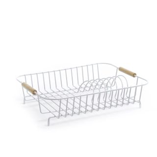 Escorredor de Pratos e Louças Ferro e Madeira Design Moderno e Funcional em Oferta na Shopee