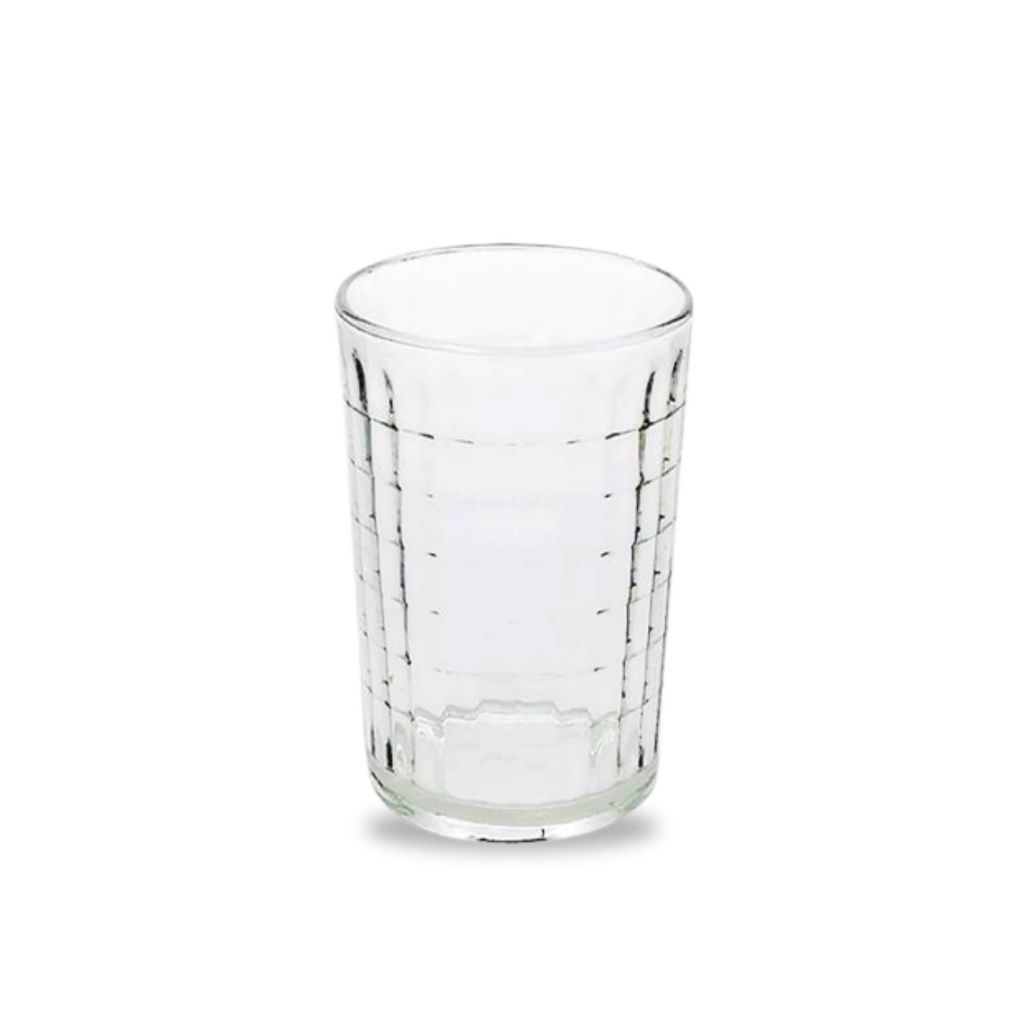 Jogo de 4 Copos Montana Vidro Transparente 210ml Resistente - Home & Living