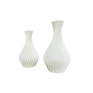 Kit 2 Vasos Decorativos em Espiral Decoraçao Sala em Oferta na Shopee