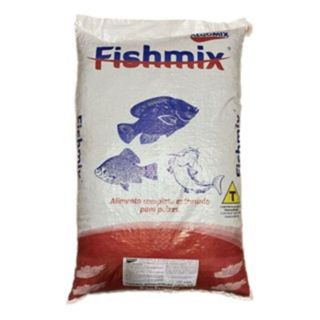 Ração Tilápia Tambaqui Pacú Carpa Fishmix 22% Proteína 8-10mm 25kg em Oferta na Shopee