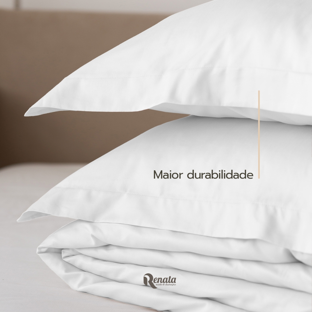 Jogo de Lençol Queen Percal 400 Fios 4 Pçs Extra Macio